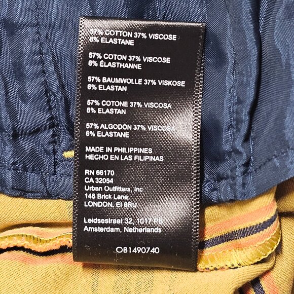 Anthropologie Maeve The Essential Slim Kick Flare Plaid Pants Women Size 6 - Picture 12 of 12